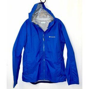 Columbia Men’s Evapouration Omni-Tech Rain Jacket / Super Blue / Size Large